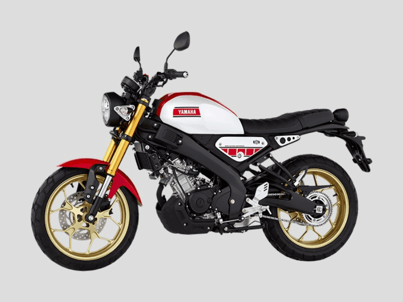 Yamaha XSR 125 (Red/White) - city motorcycle rental available at Mr Pop Chiang Mai, Thailand